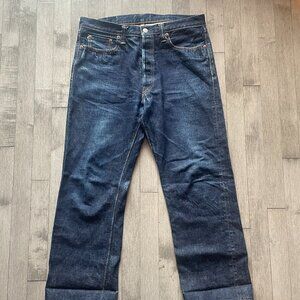 Full Count Dark Denim Jeans 1108 Sz 34